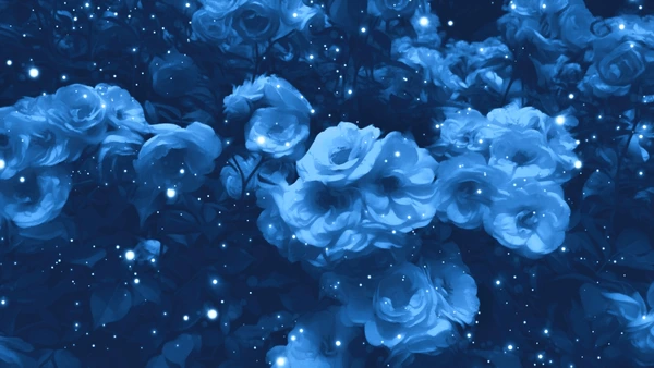 Aesthetic:7h5r-M8exs8= Blue Flowers