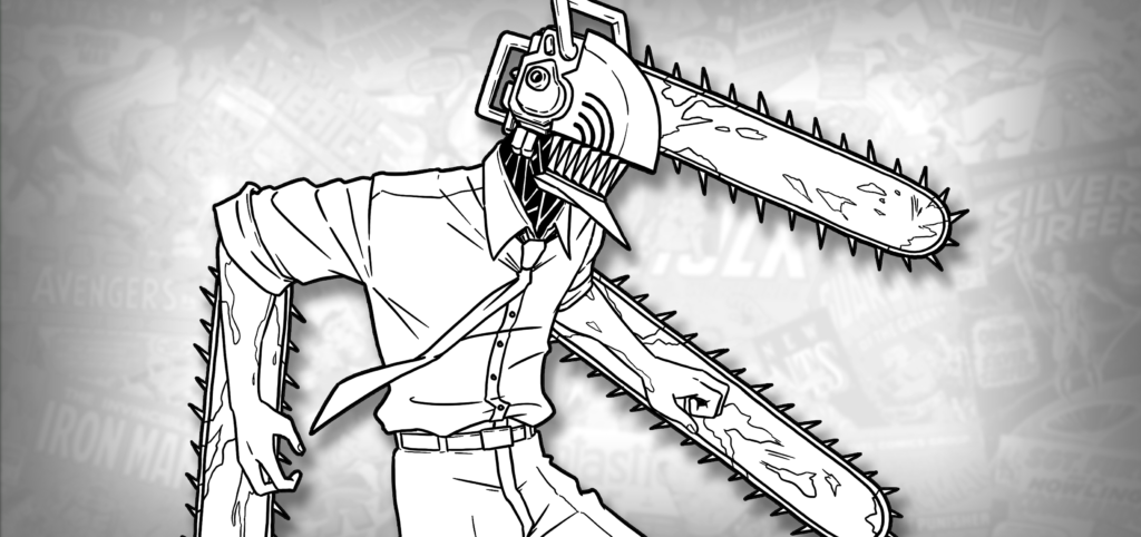 Art:0vyumlyisl8= Chainsaw Man Drawing