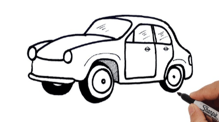 Outline:0csonuovrfw= Car Clipart