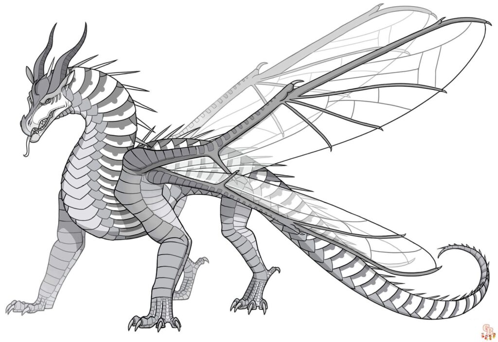 Printable:6awdsj3fmjs= Realistic Dragon Coloring Pages