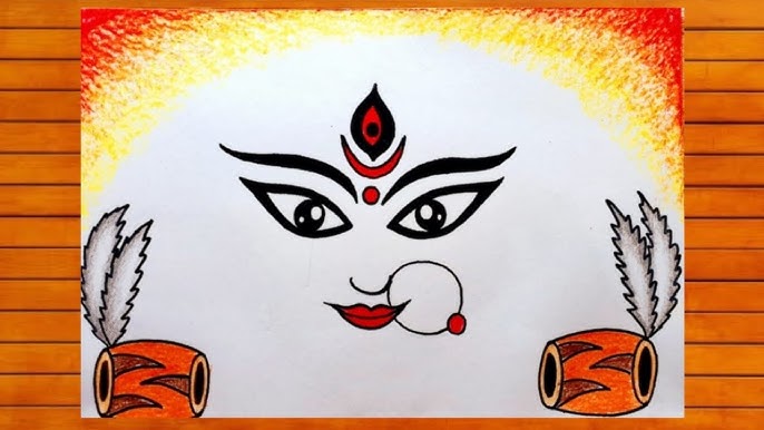 Art:3ozkee3t_V4= Durga Maa Face