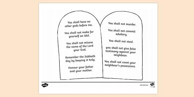 Printable:2e6mk2jzaoa= 10 Commandments