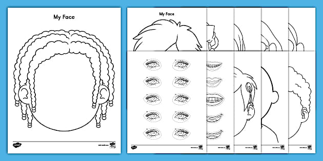 Printable:2g74vtmvavk= Blank Face Template