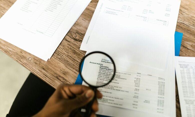 account numbers and names list
