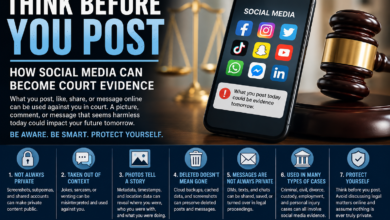 Think Before You Post: How Social Media Can Become Court Evidence